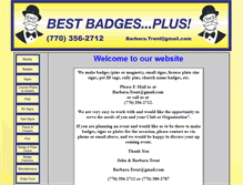 Tablet Screenshot of bestbadgesplus.com